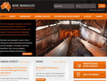 Tablet Screenshot of minemanagers.com.au